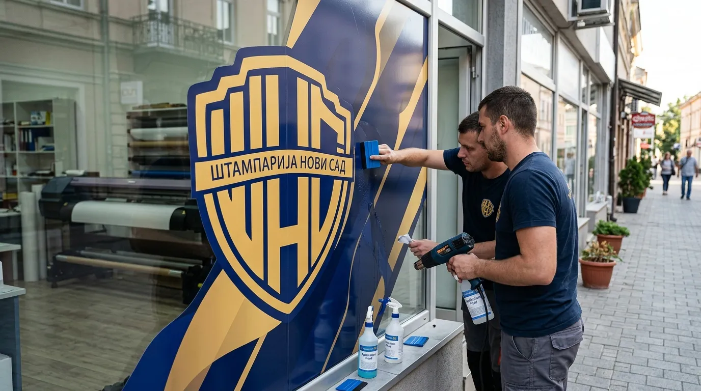 Sve vrste stikera, uključujući i Brendiranje izloga. Digitalna štampa i precizno opsecanje na najsavremenijim mašinama.