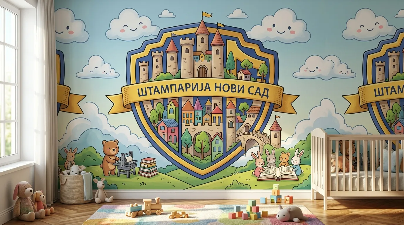 Transformišite enterijer uz Gotove odštampane tapeta za dečiju sobu na tapeti. Ekološke boje bez mirisa, bezbedne za dečije sobe.